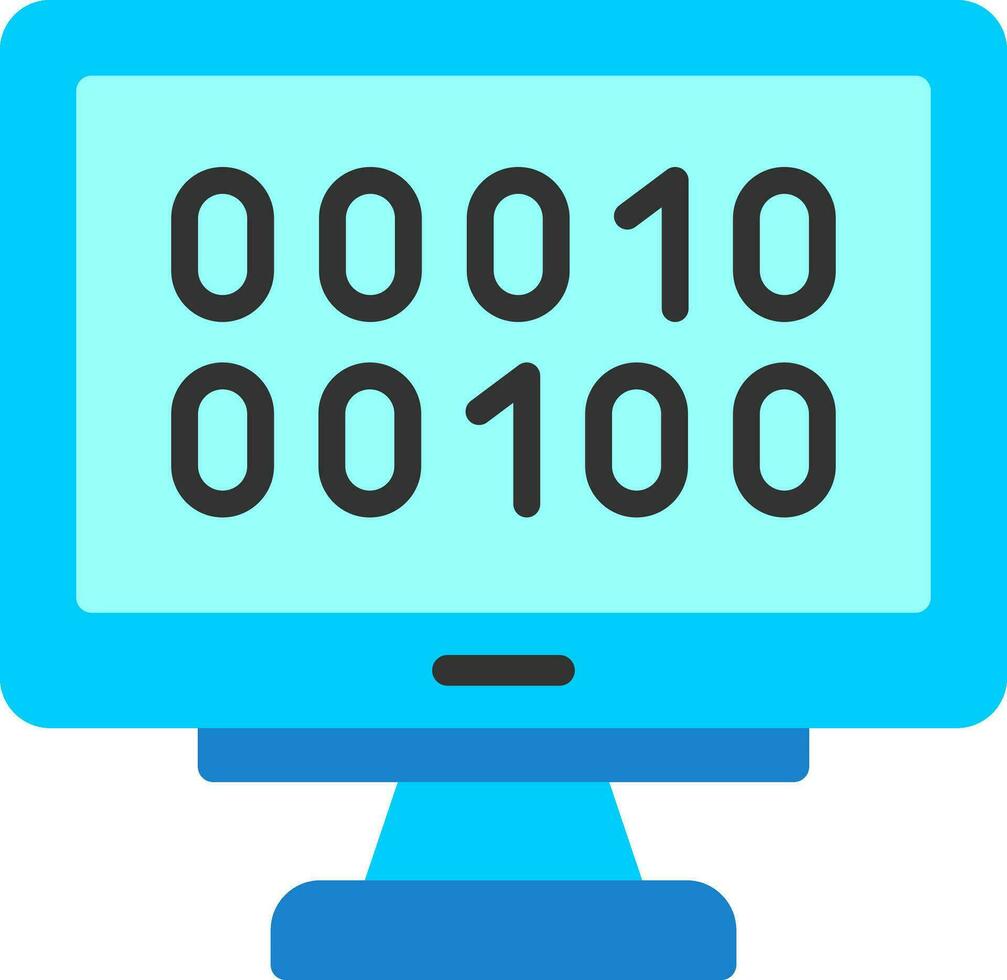 Binary Vector Icon Design