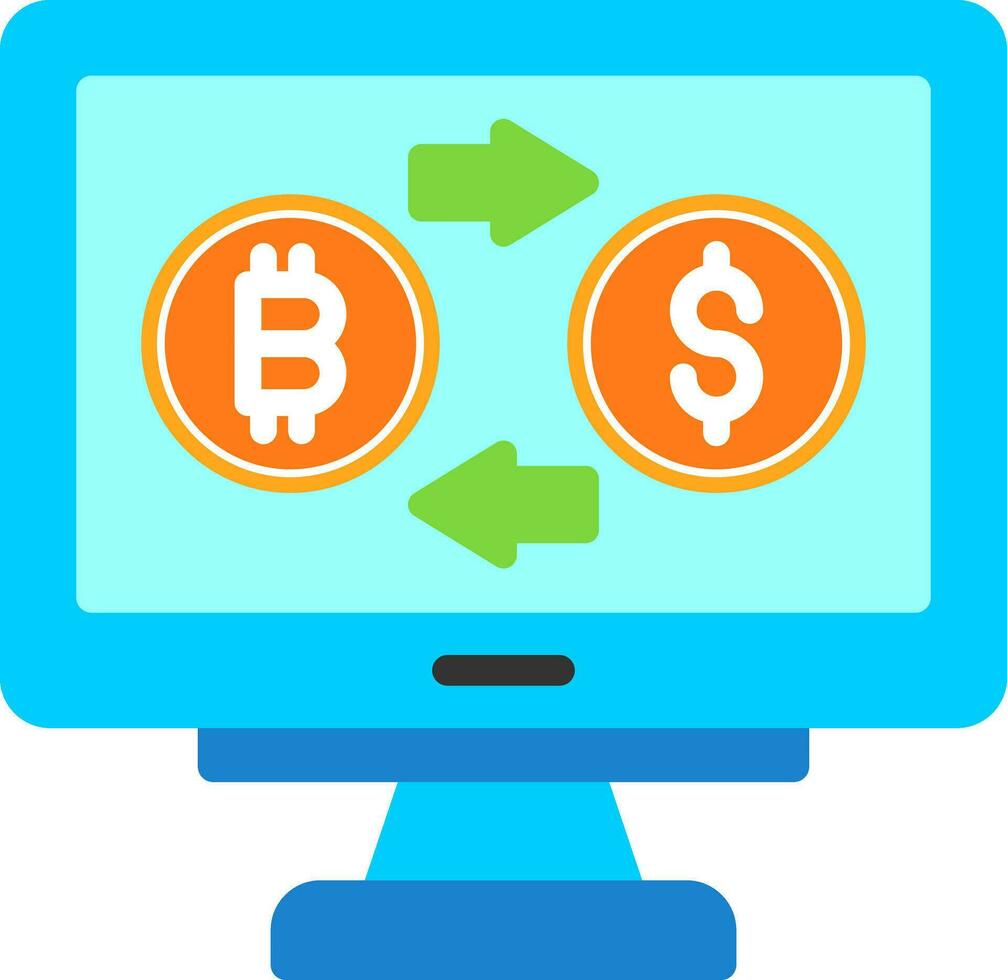 Cryptocurrency Vector Icon Design