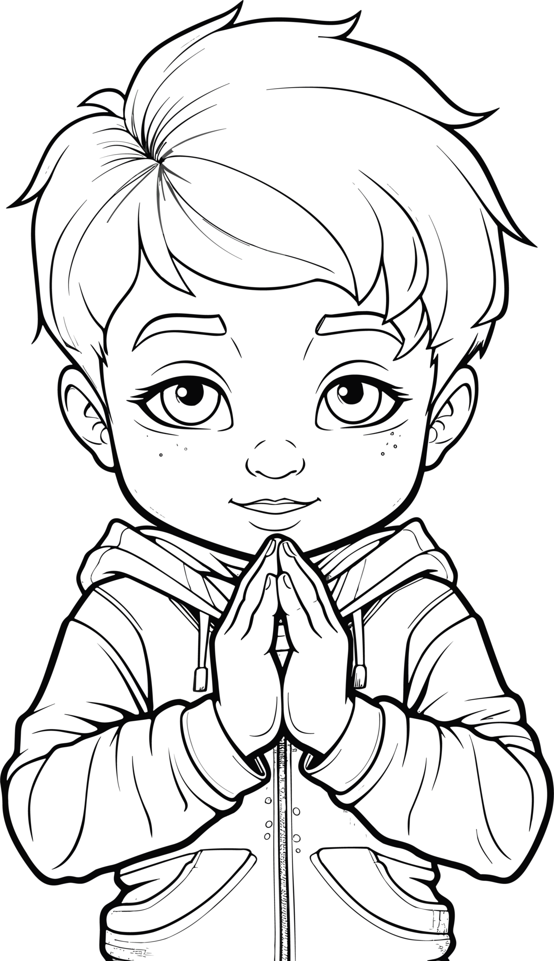 Praying for good ai generative 27213654 png