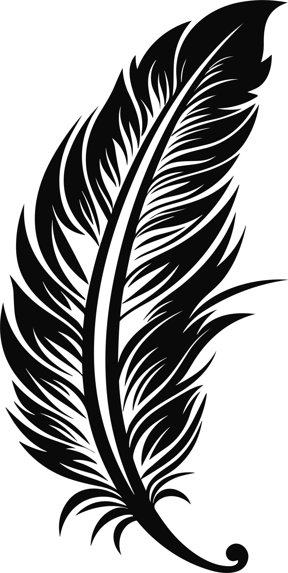 Black feather background. Illustration AI Generative 23531204 Stock Photo  at Vecteezy