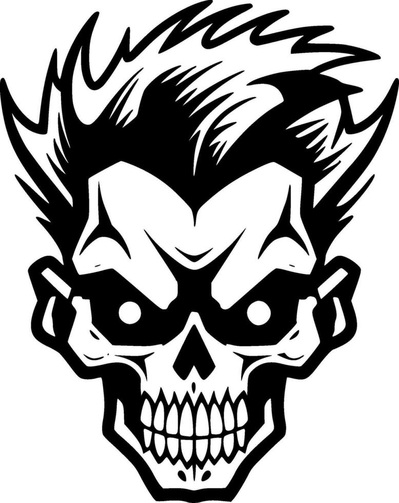 Skull - High Quality Vector Logo - Vector illustration ideal for T-shirt graphic