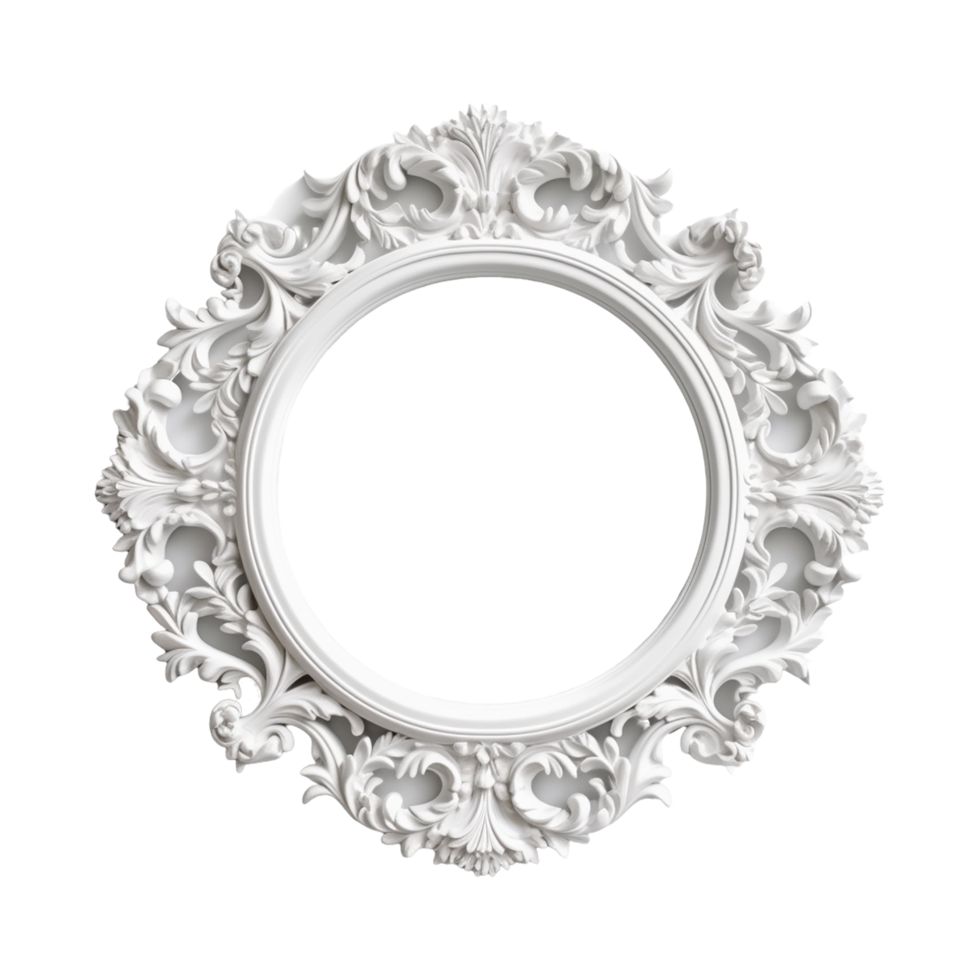 Round Frame, Round Frame Png, Round Frame Transparent Background, AI Generated png