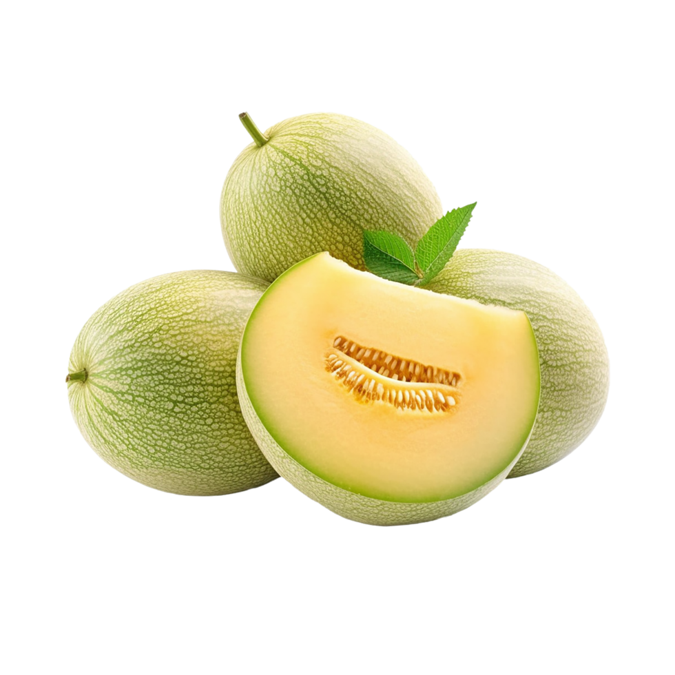 melones, melones png, transparente fondo, ai generado png