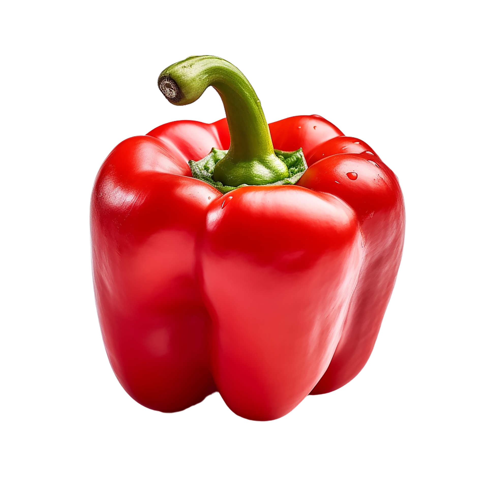 Red Capsicum, Red Capsicum Png, Transparent Background, AI Generated ...