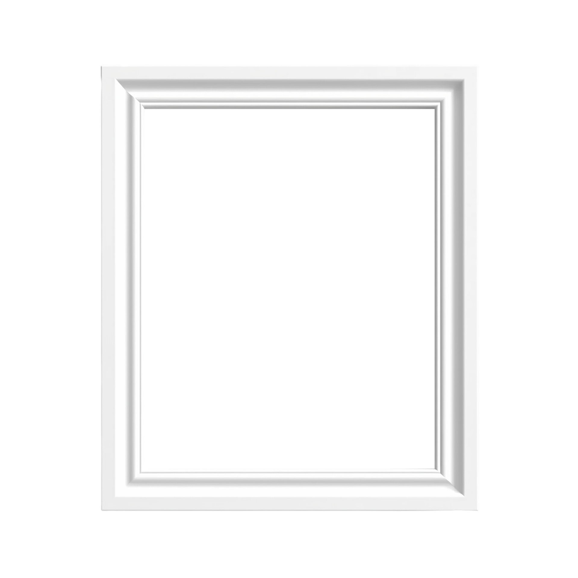 White Frame Png, White Luxury Frame, Transparent Background, AI Generated 27216351 PNG