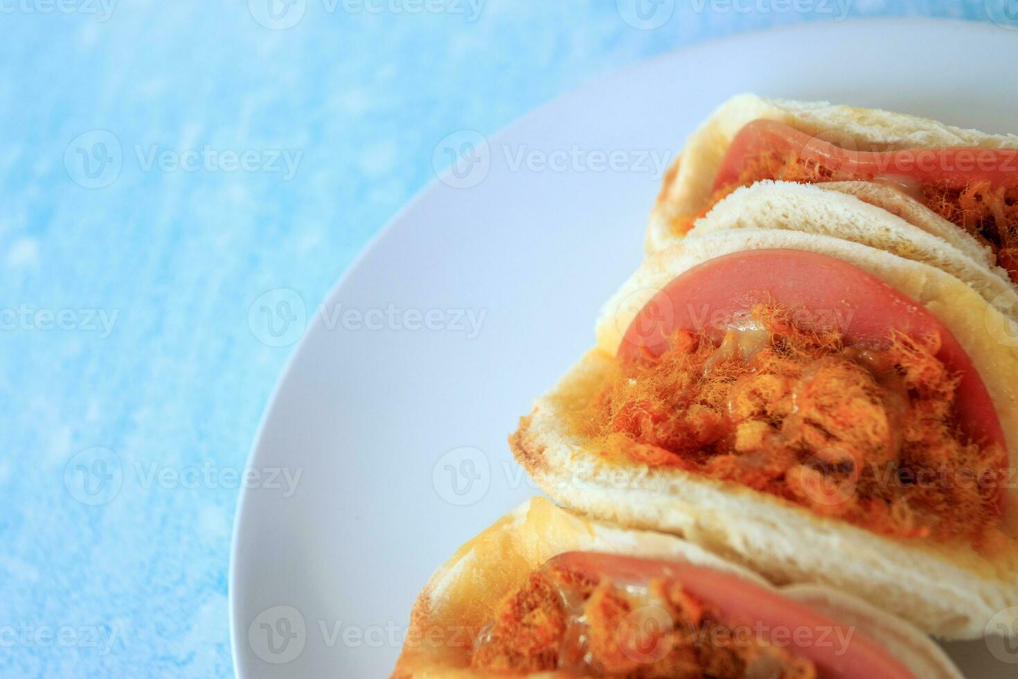 Traditional Sandwiches, Flossy Pork and Ham Salad Dressing photo