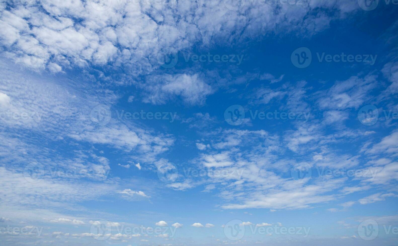 Background picture bright blue sky and white clouds photo
