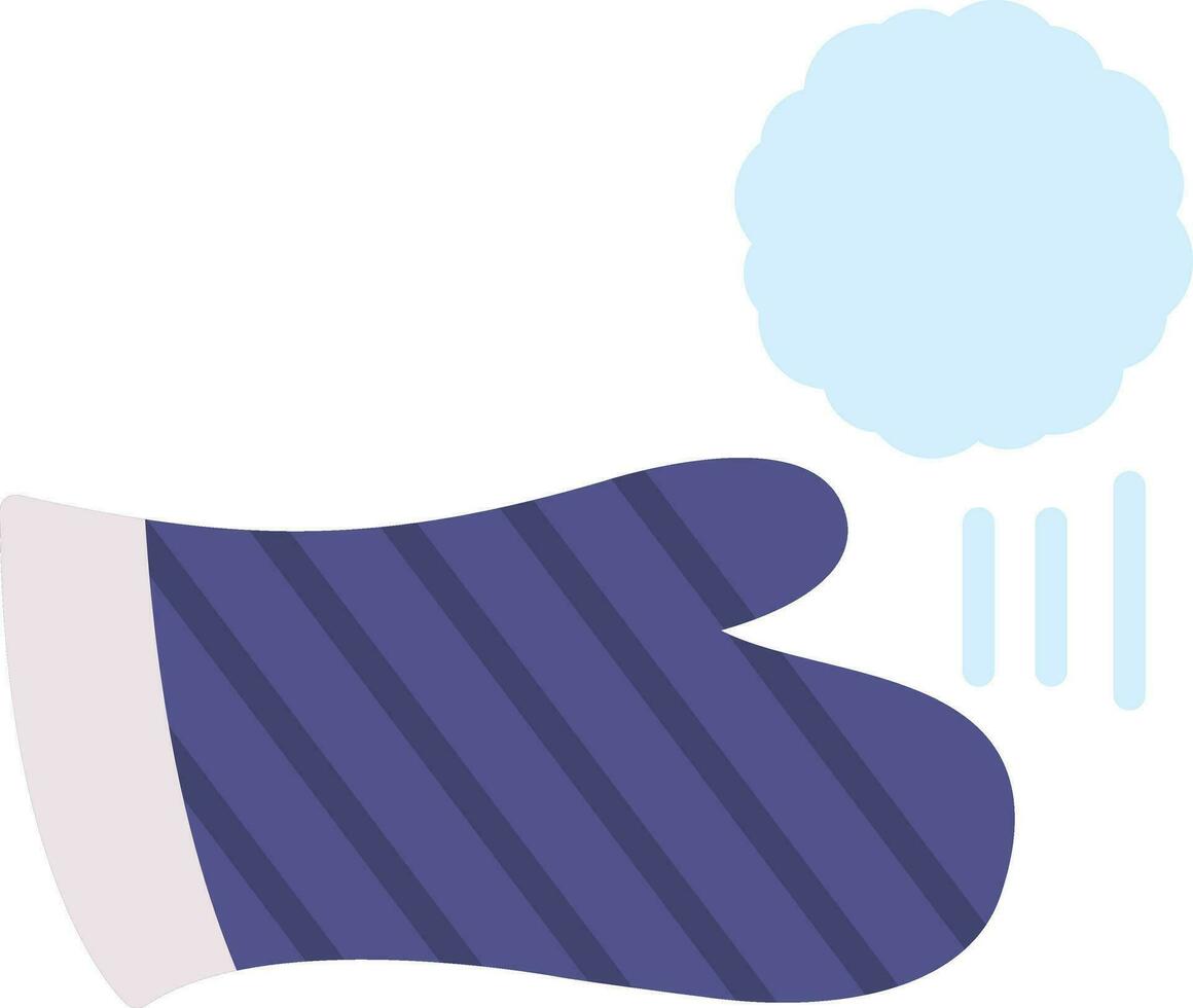 Snowball fight Vector Icon Design