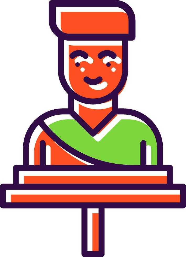 Sculpting Vector Icon Design