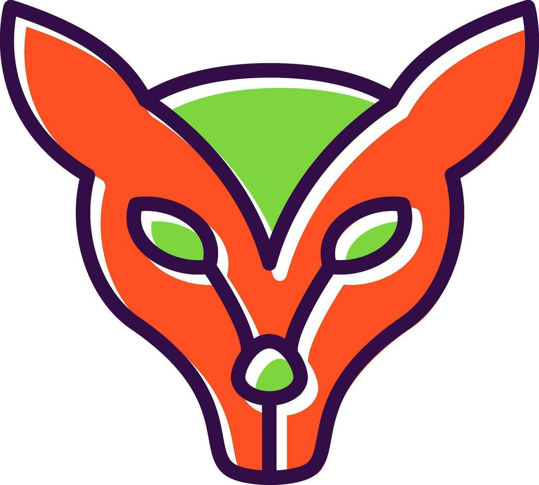 Arctic fox Vector Icon Design