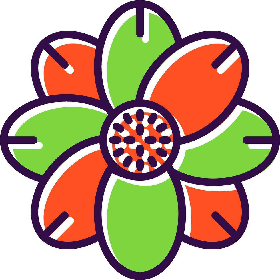 Arctic flower Vector Icon Design