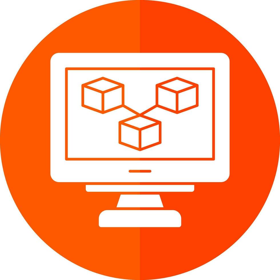 Blockchain Vector Icon Design