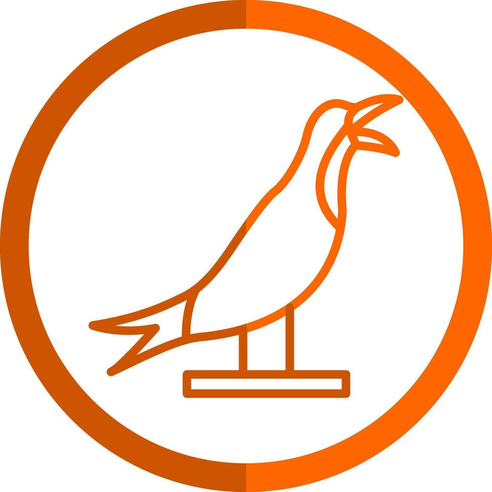 Arctic tern Vector Icon Design