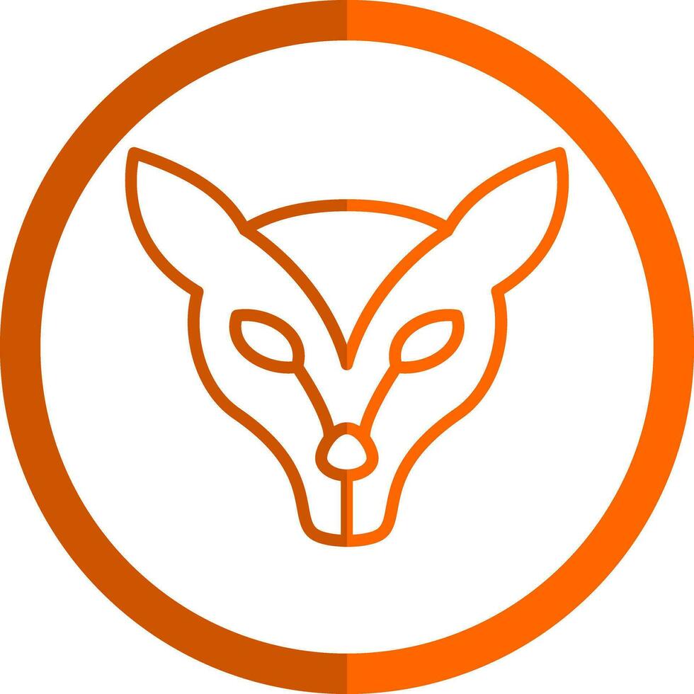 Arctic fox Vector Icon Design