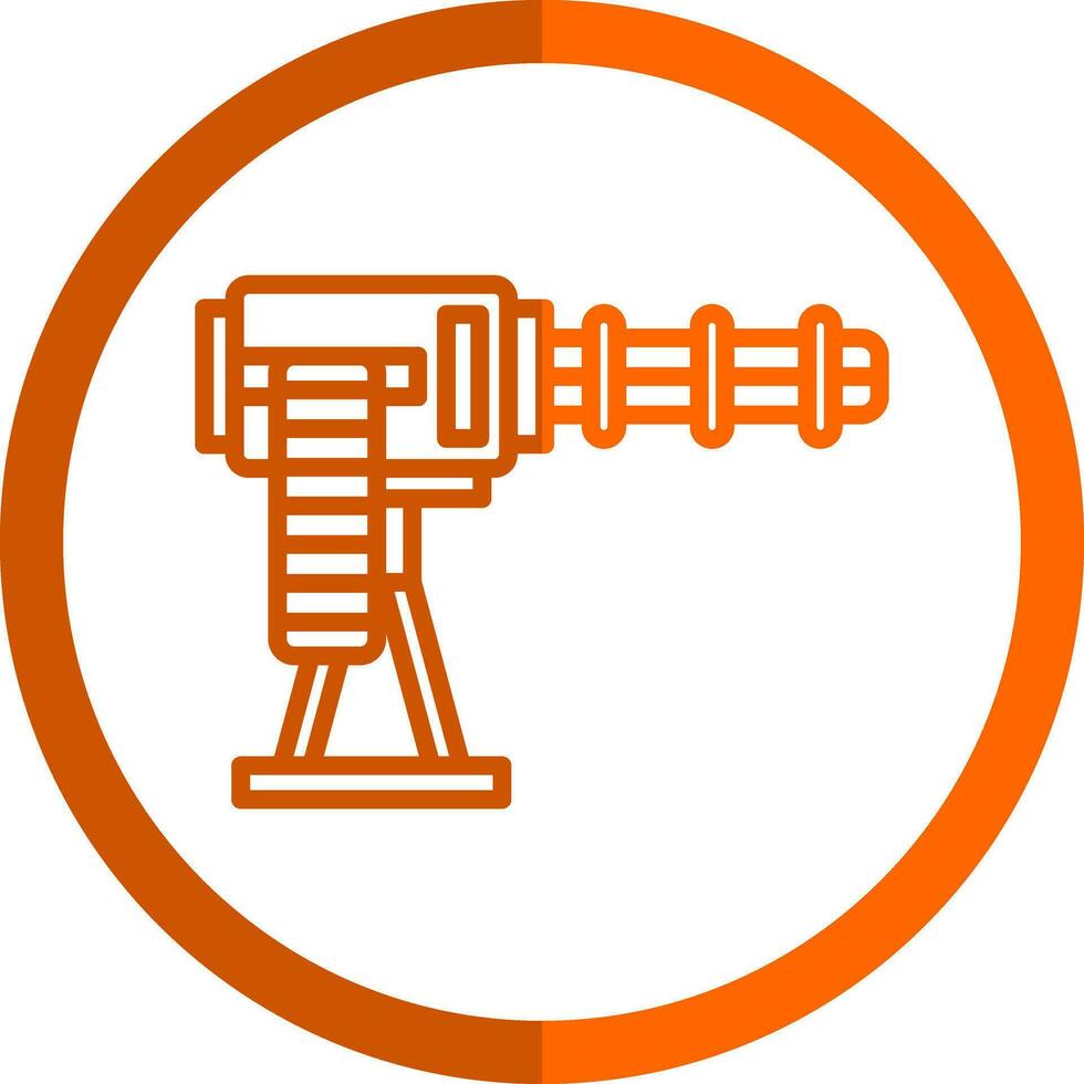 Machine Gun Vector Icon Design