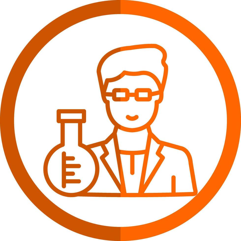 Scientist Vector Icon Design