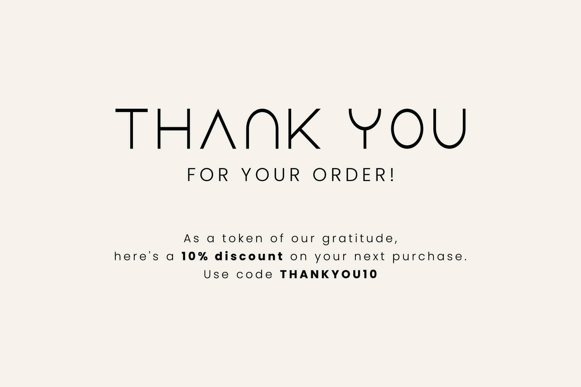 Thank you for your ORDER printable vector illustration Business thank Thank you for your ORDER printable vector illustration Business thank