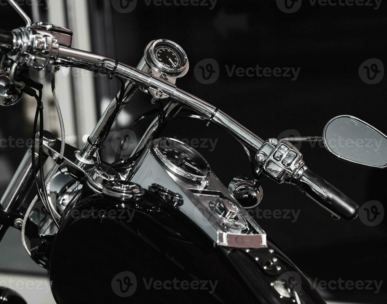 vintage old motorcycle photo