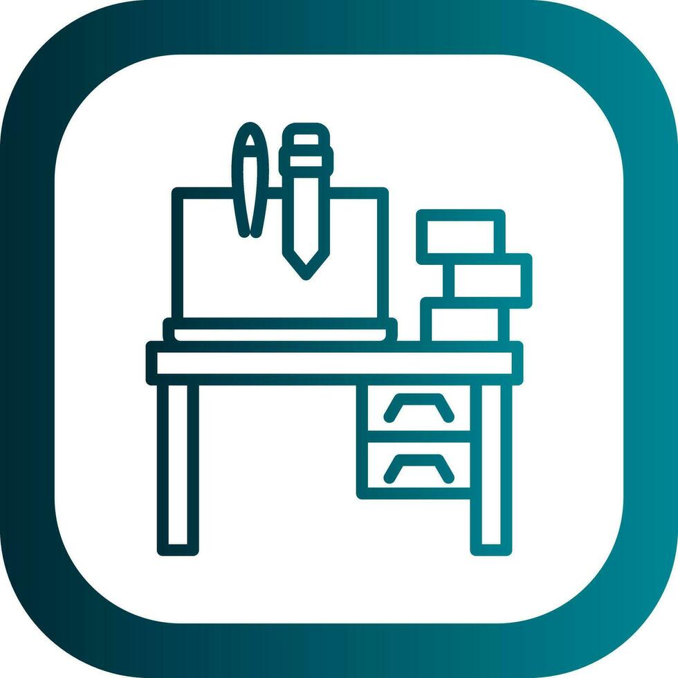 Desk Vector Icon Design