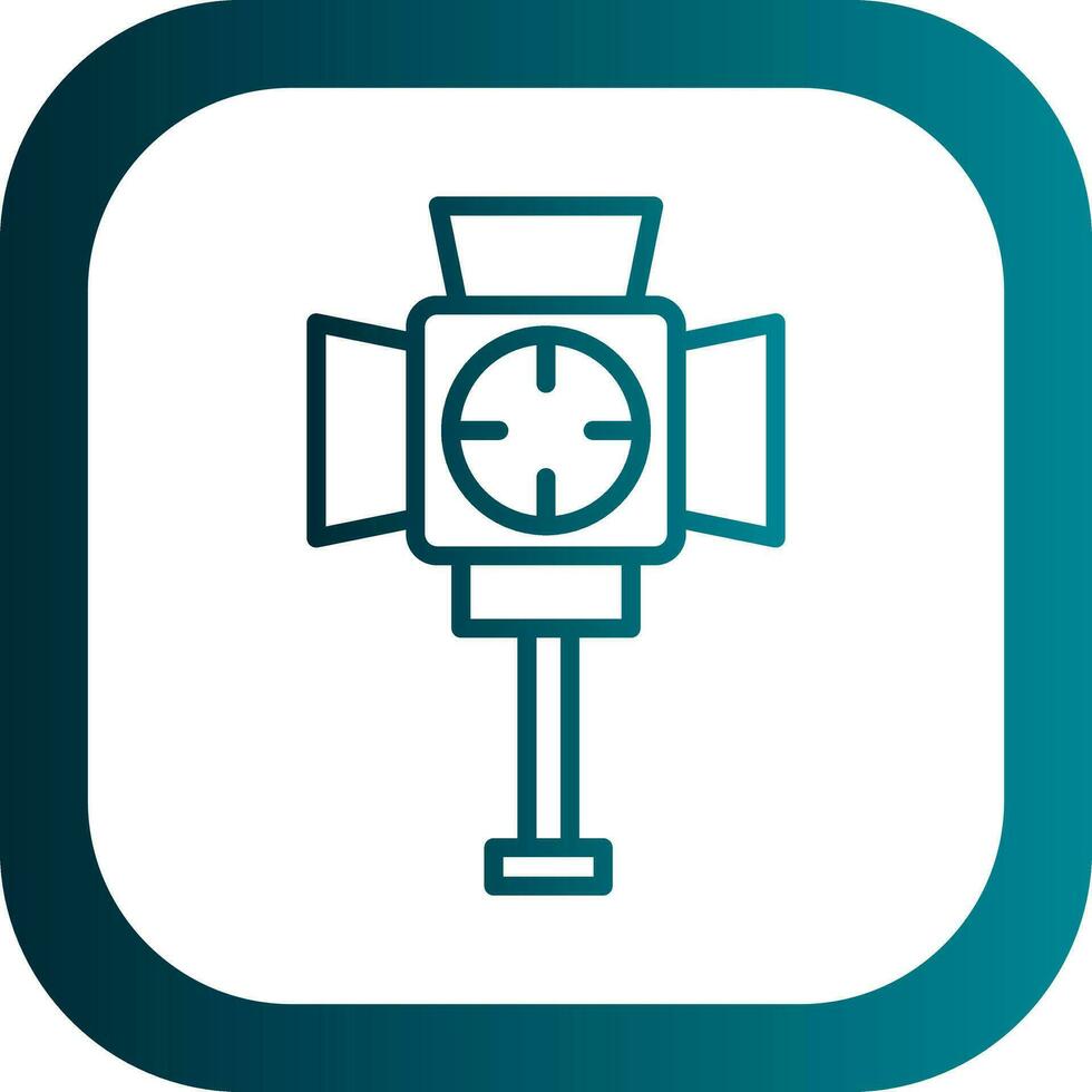 Reflector Vector Icon Design