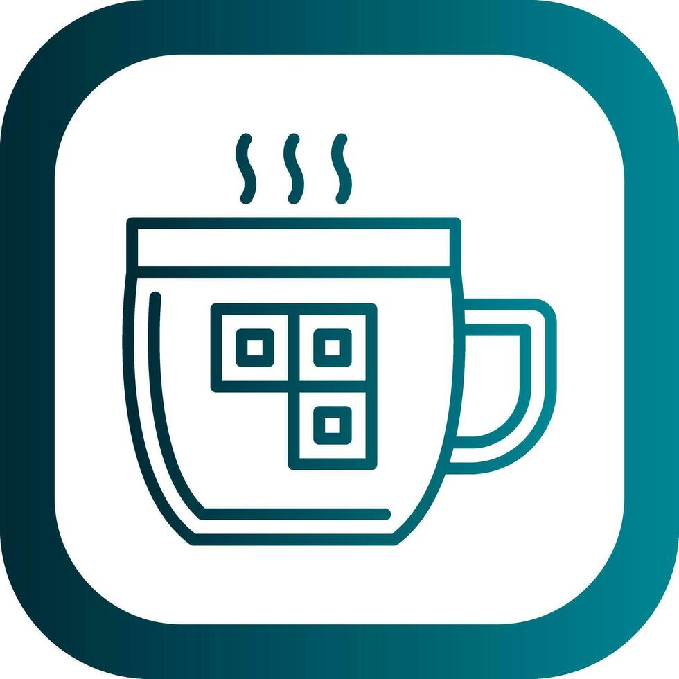 Hot cocoa Vector Icon Design