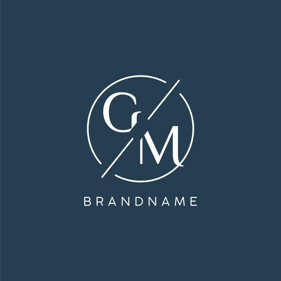 MG Letter Monogram Logo. GM Logo Design Vector 9288697 Vector Art at  Vecteezy