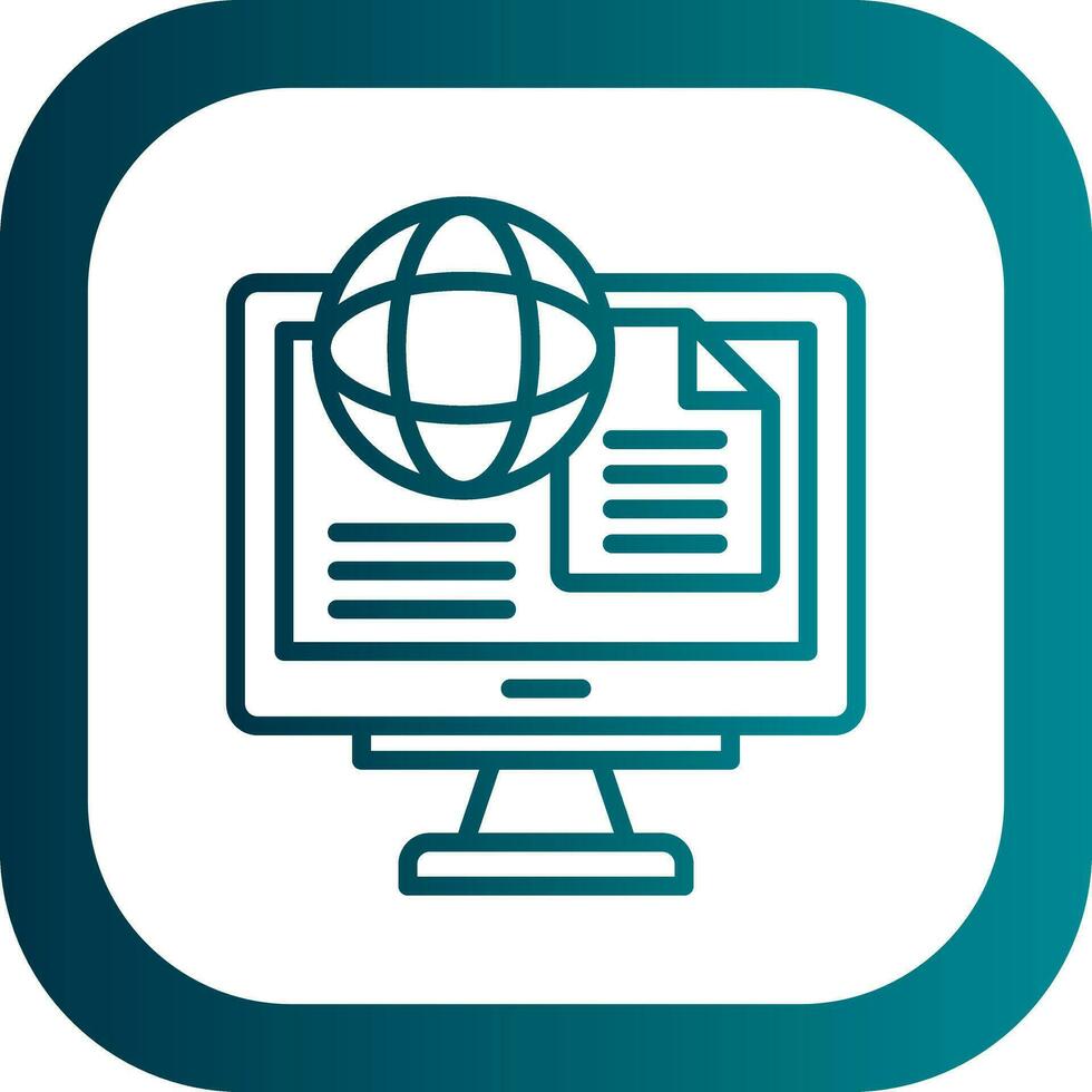 Portal Vector Icon Design