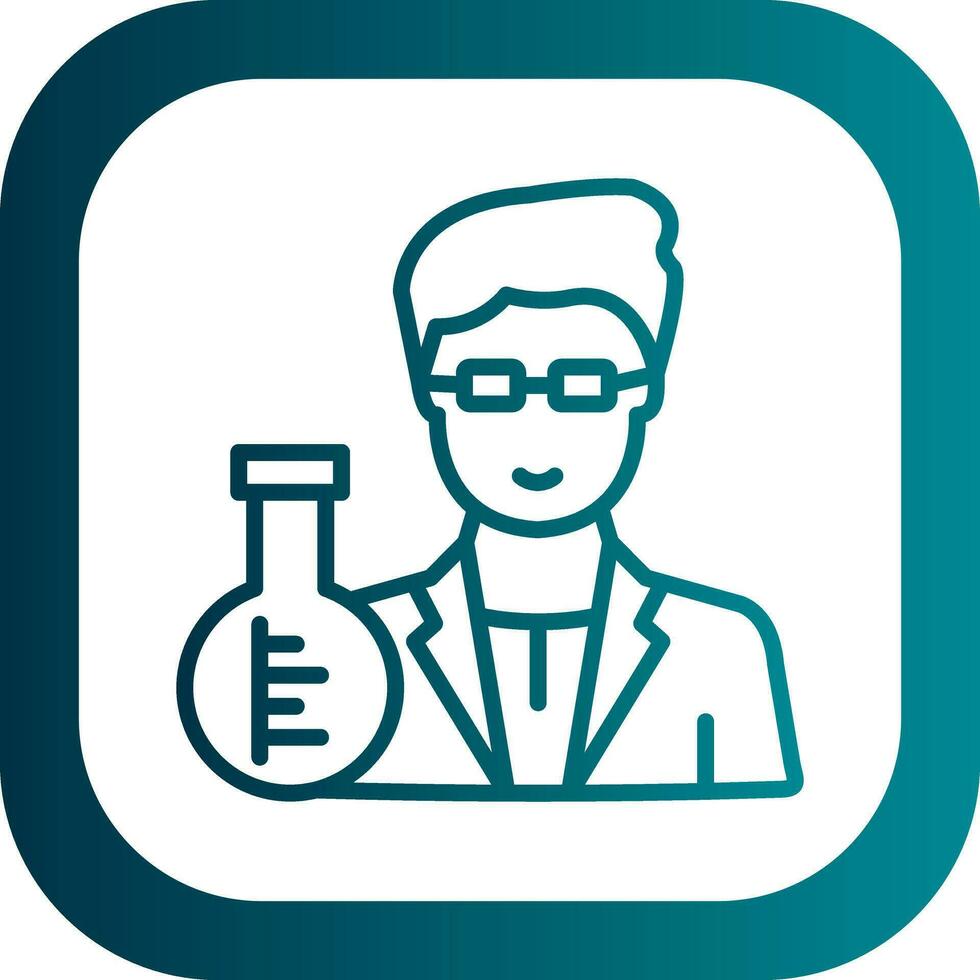 Scientist Vector Icon Design