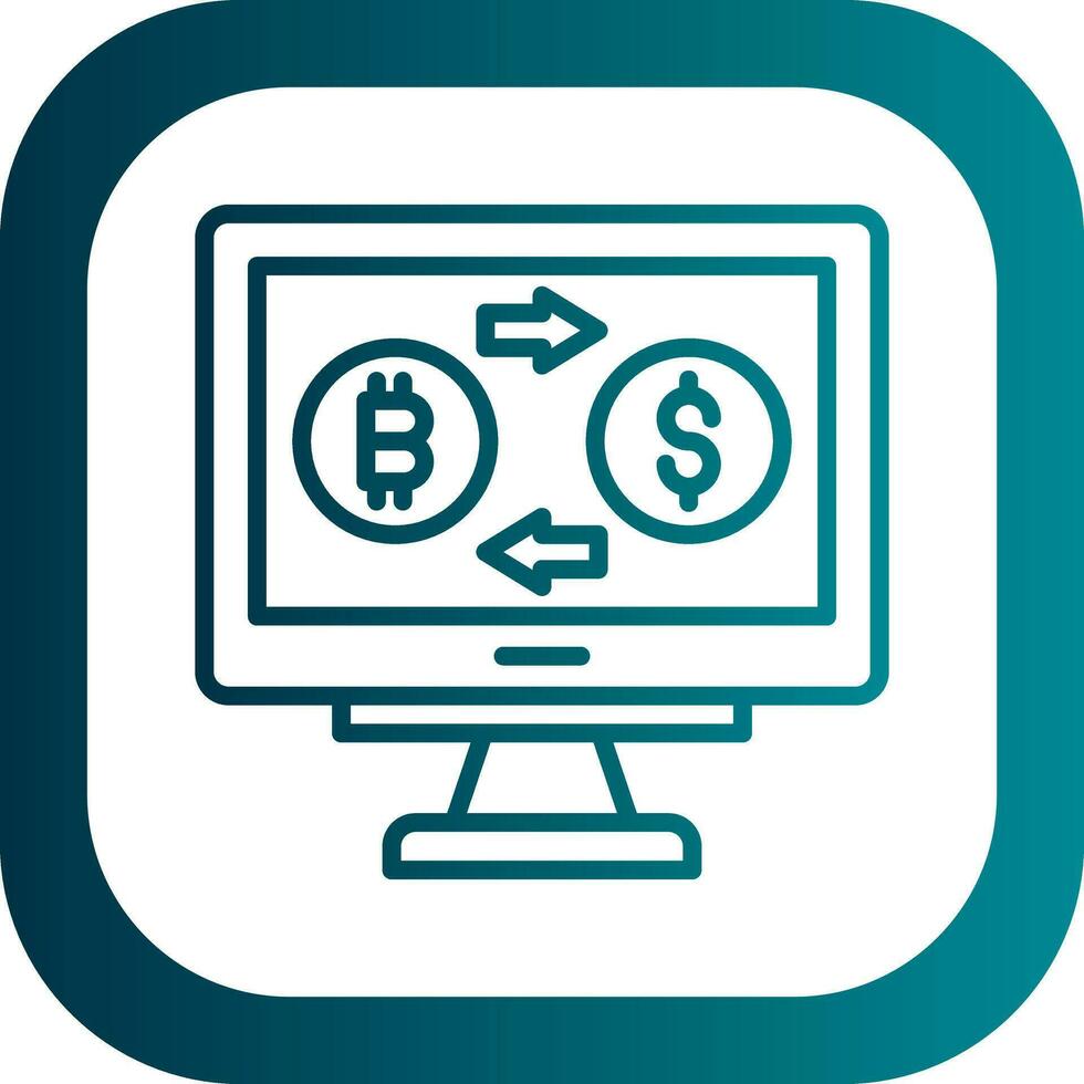 Cryptocurrency Vector Icon Design