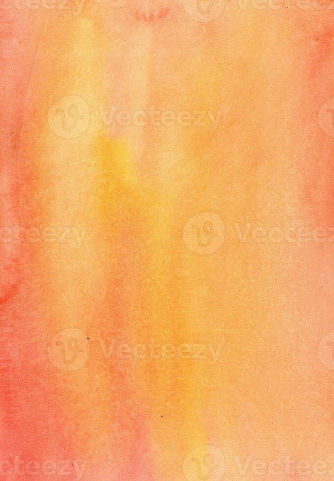 orange hand-drawn watercolor background photo