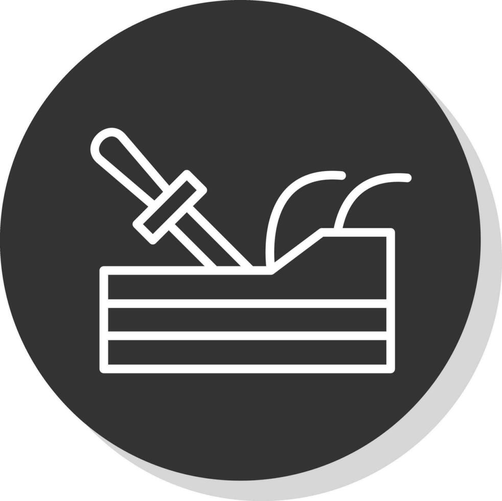 Carving Vector Icon Design