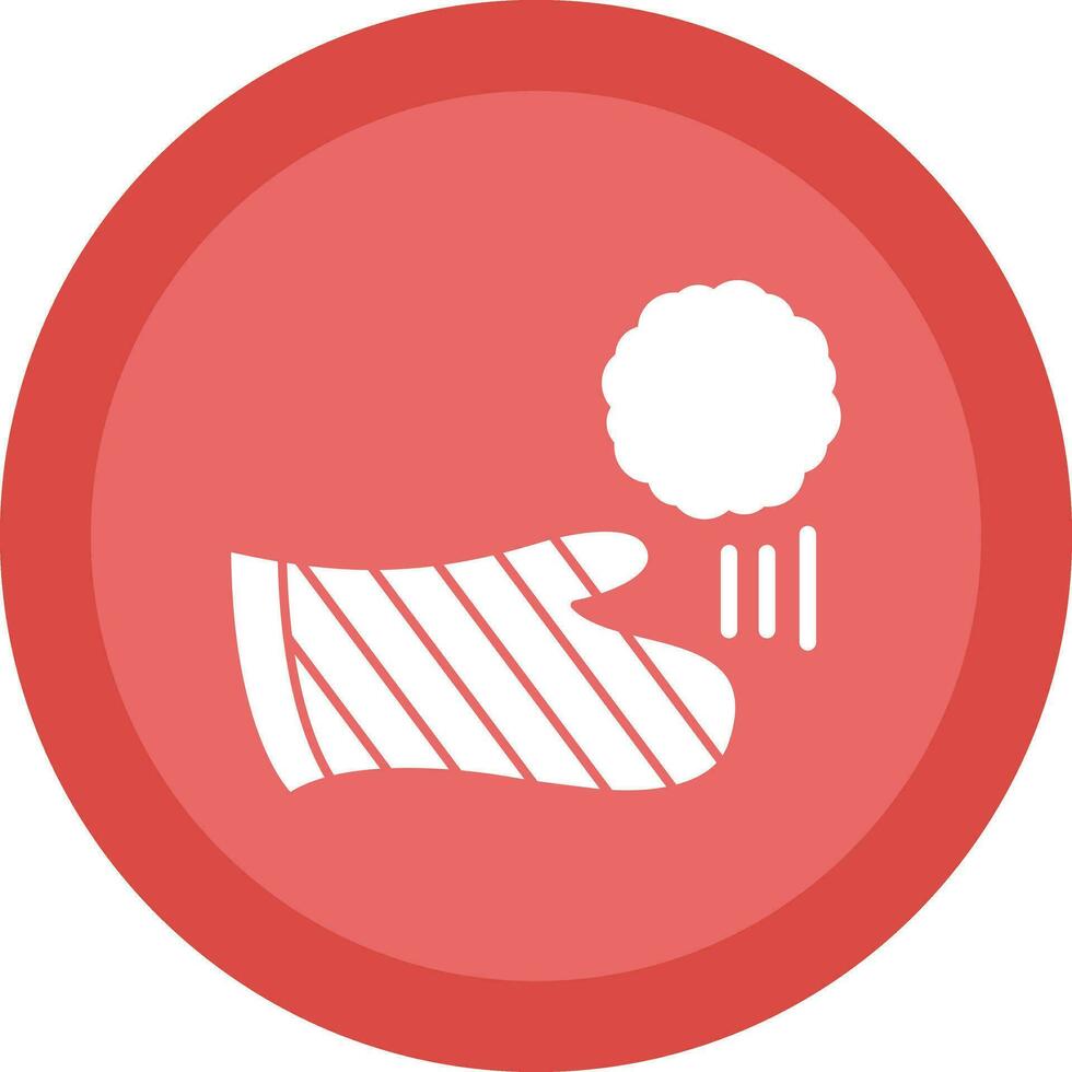 Snowball fight Vector Icon Design