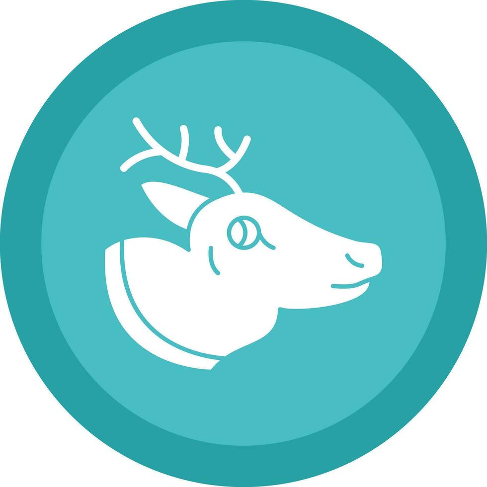 Reindeer Vector Icon Design
