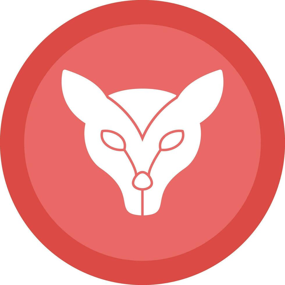 Arctic fox Vector Icon Design