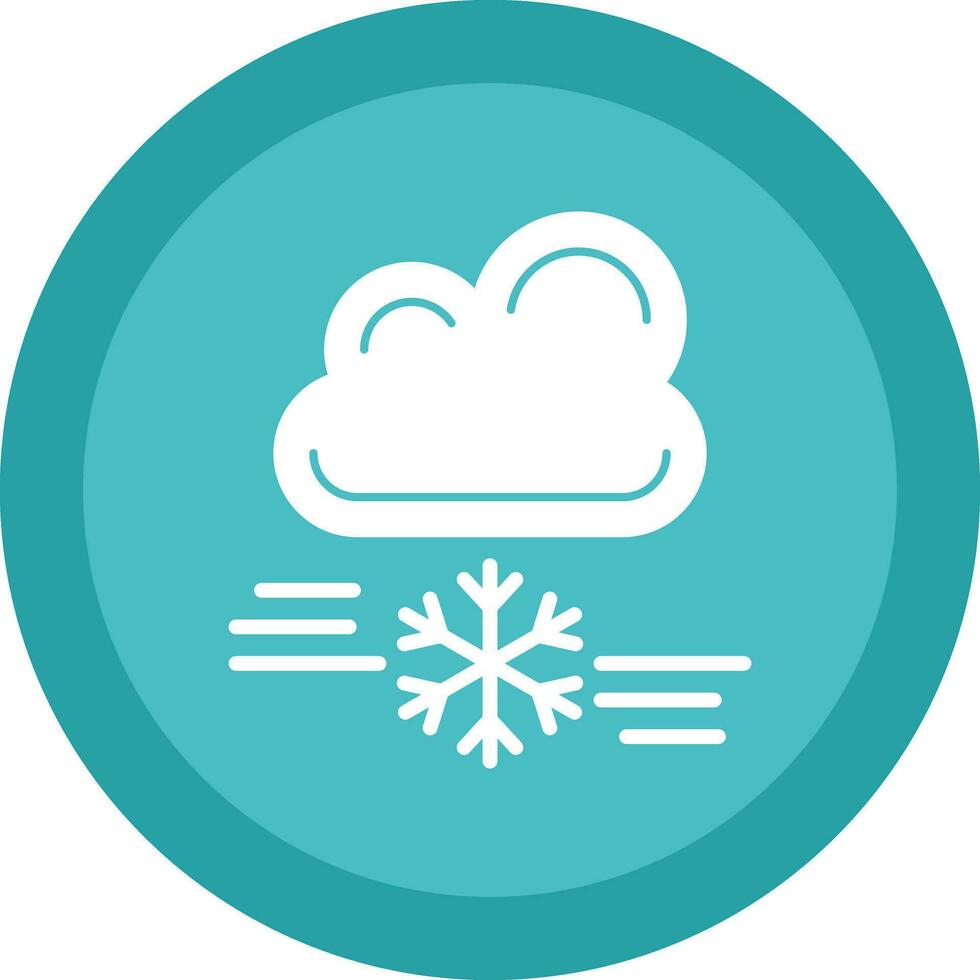 tormenta de nieve vector icono diseño