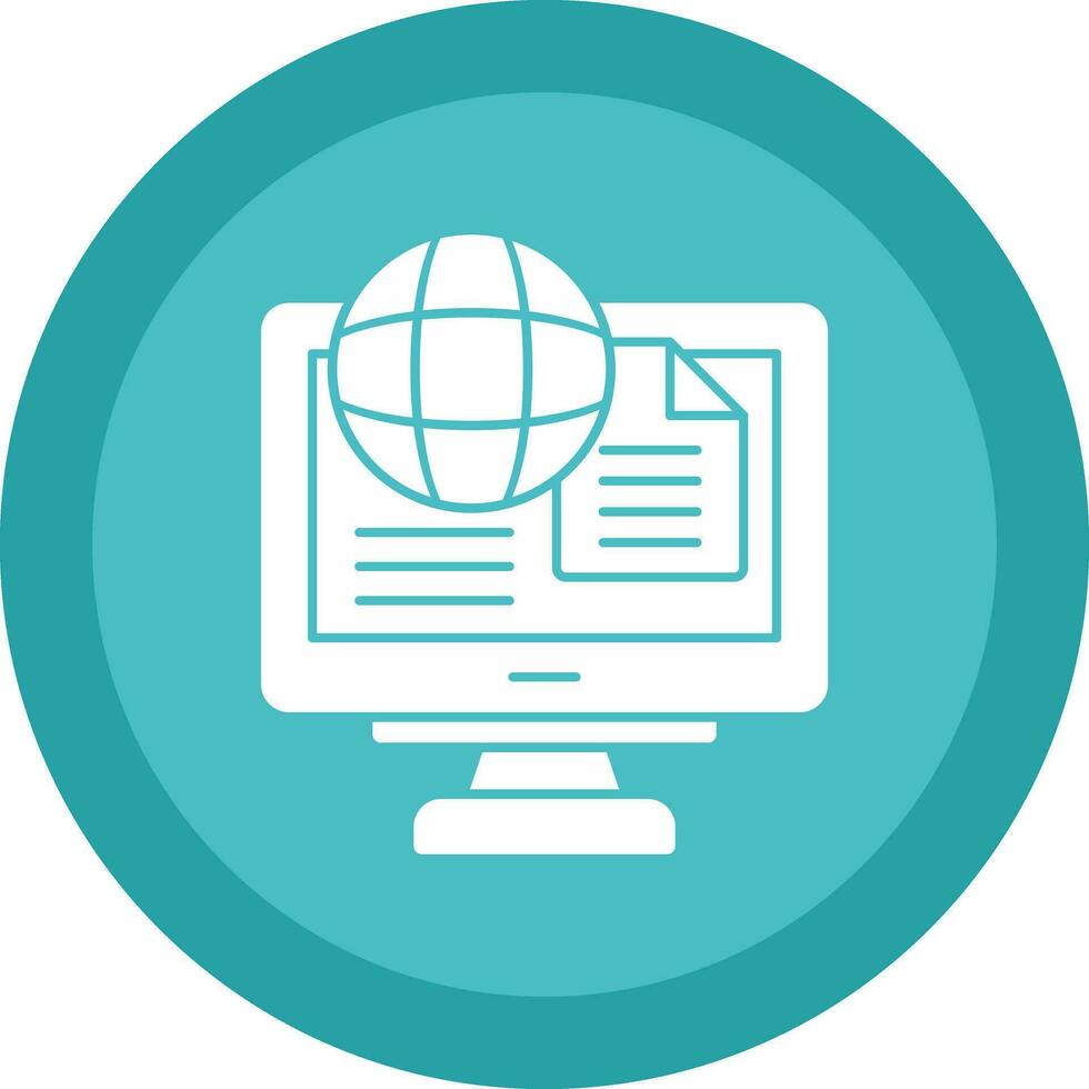 Portal Vector Icon Design