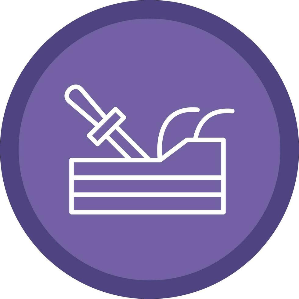 Carving Vector Icon Design