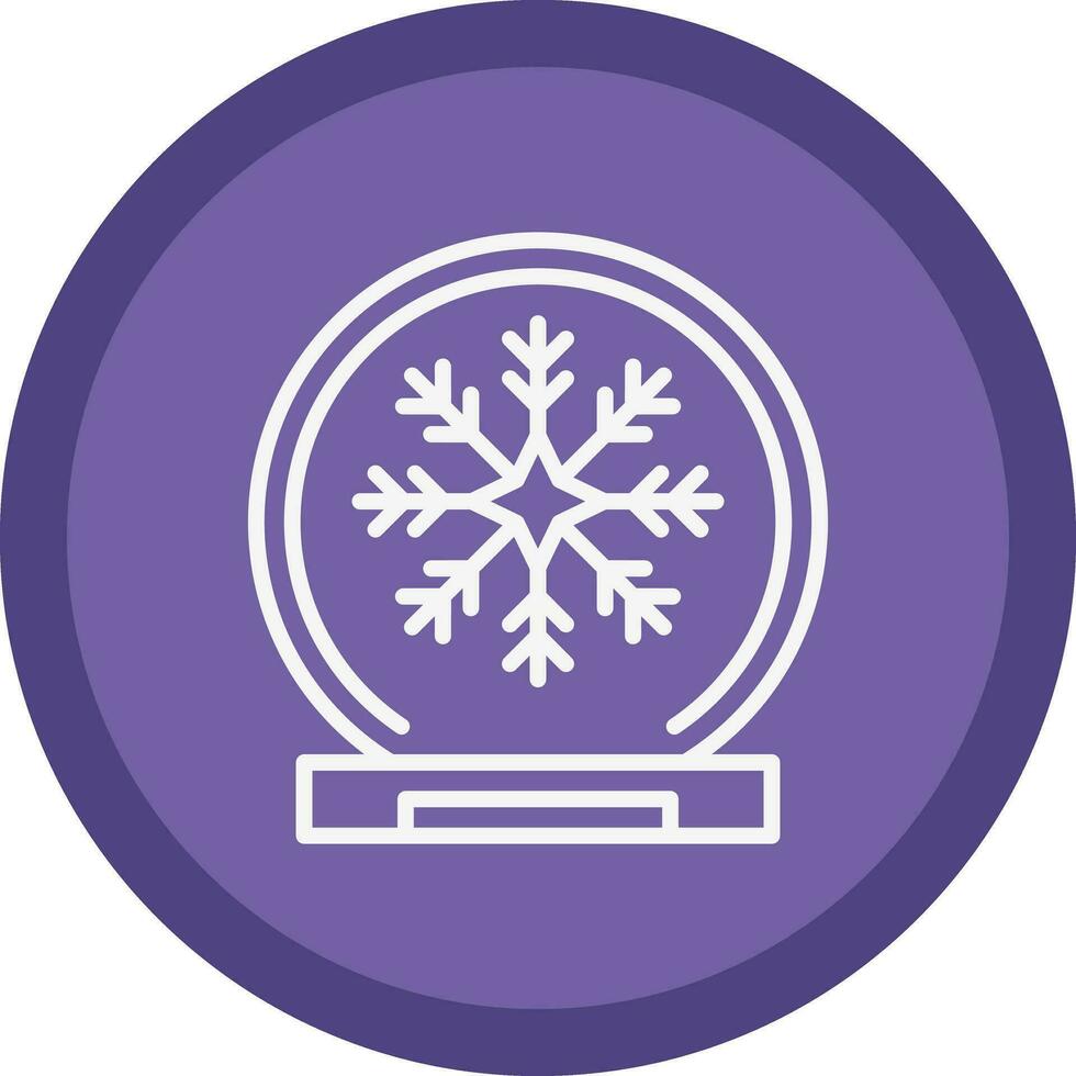 Snow globe Vector Icon Design