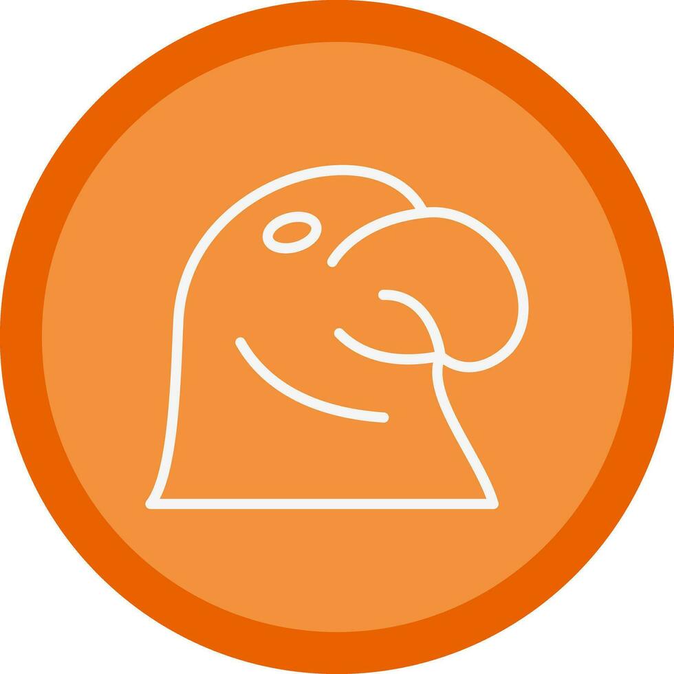 Northern fur seal Vector Icon Design