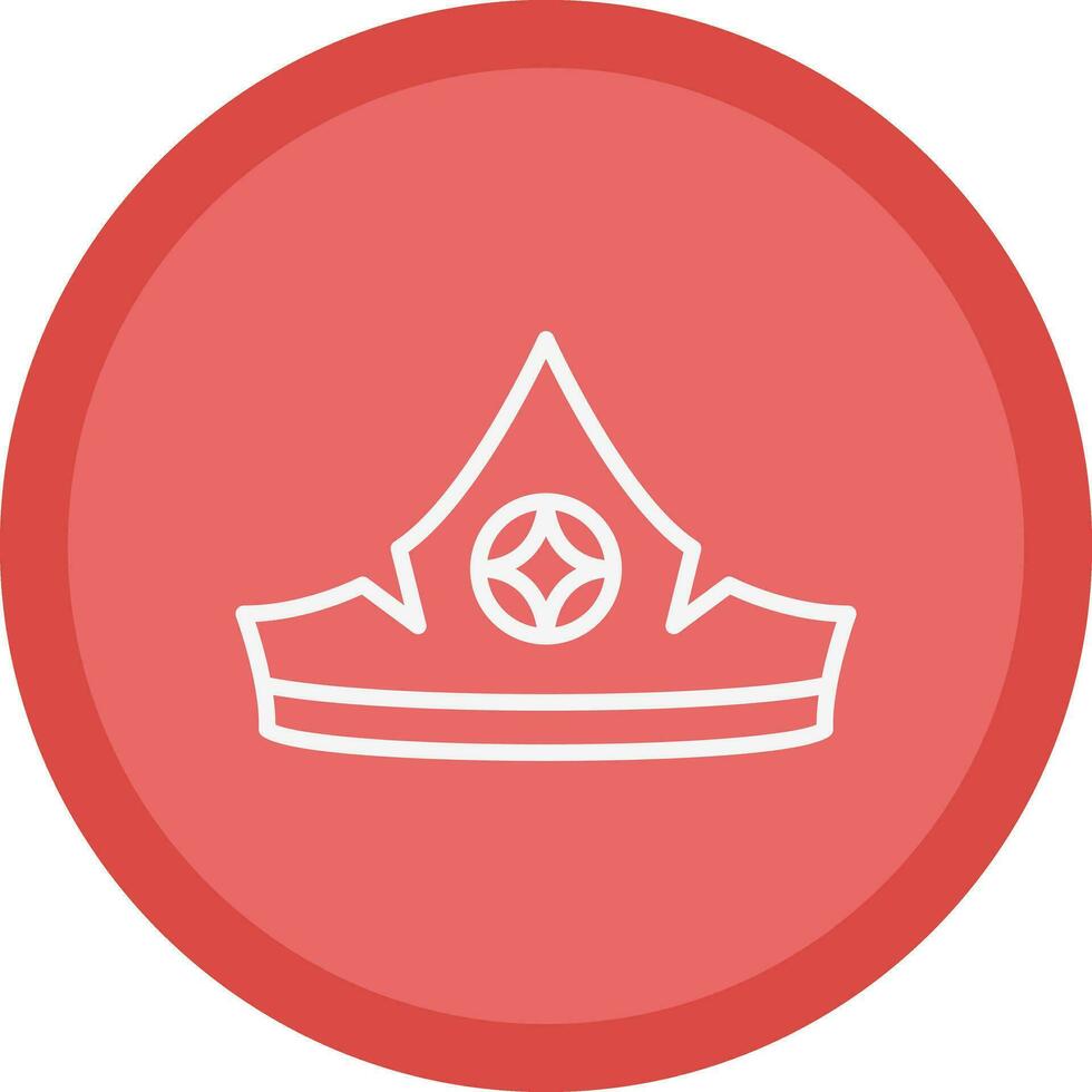 Aurora crown Vector Icon Design