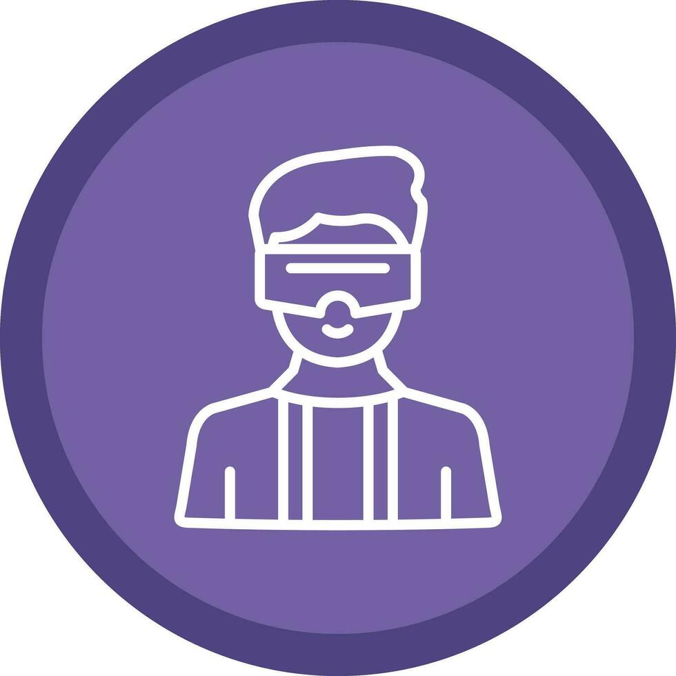 Virtual Reality Vector Icon Design