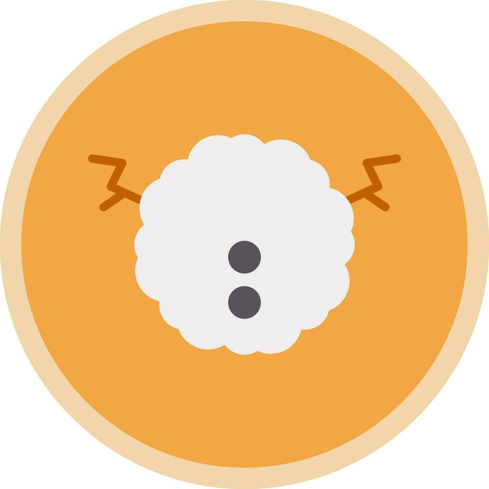 Snowball Vector Icon Design