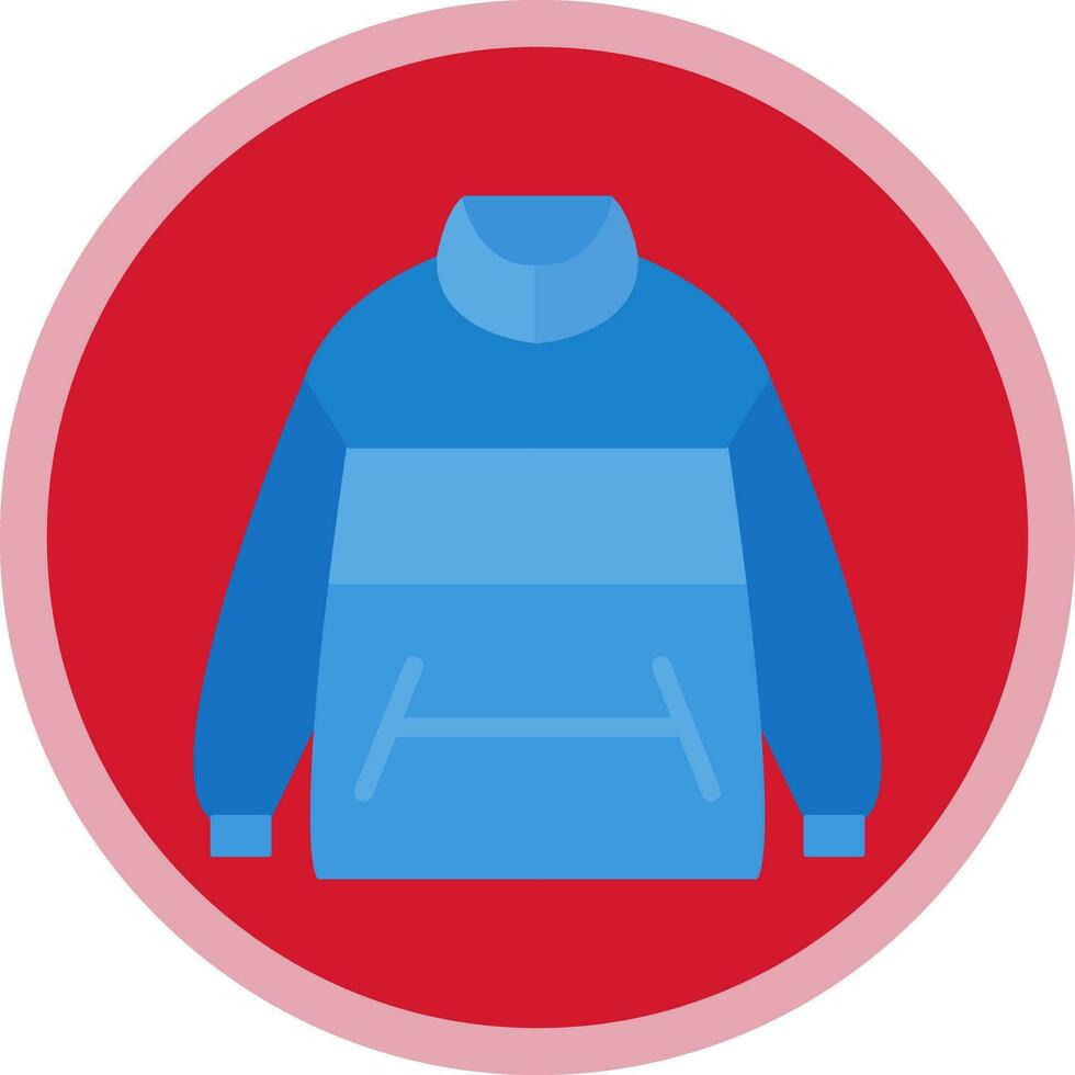 Winter jacket Vector Icon Design