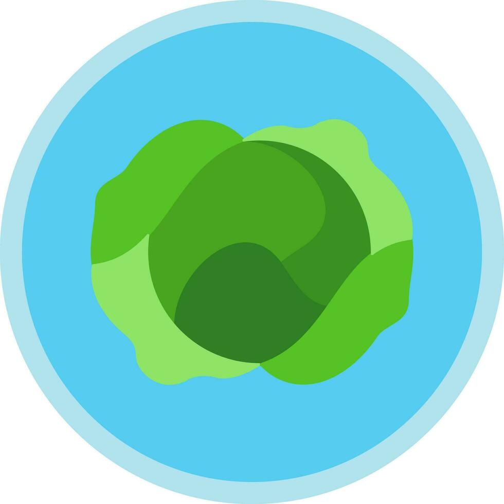 Iceberg lettuce Vector Icon Design