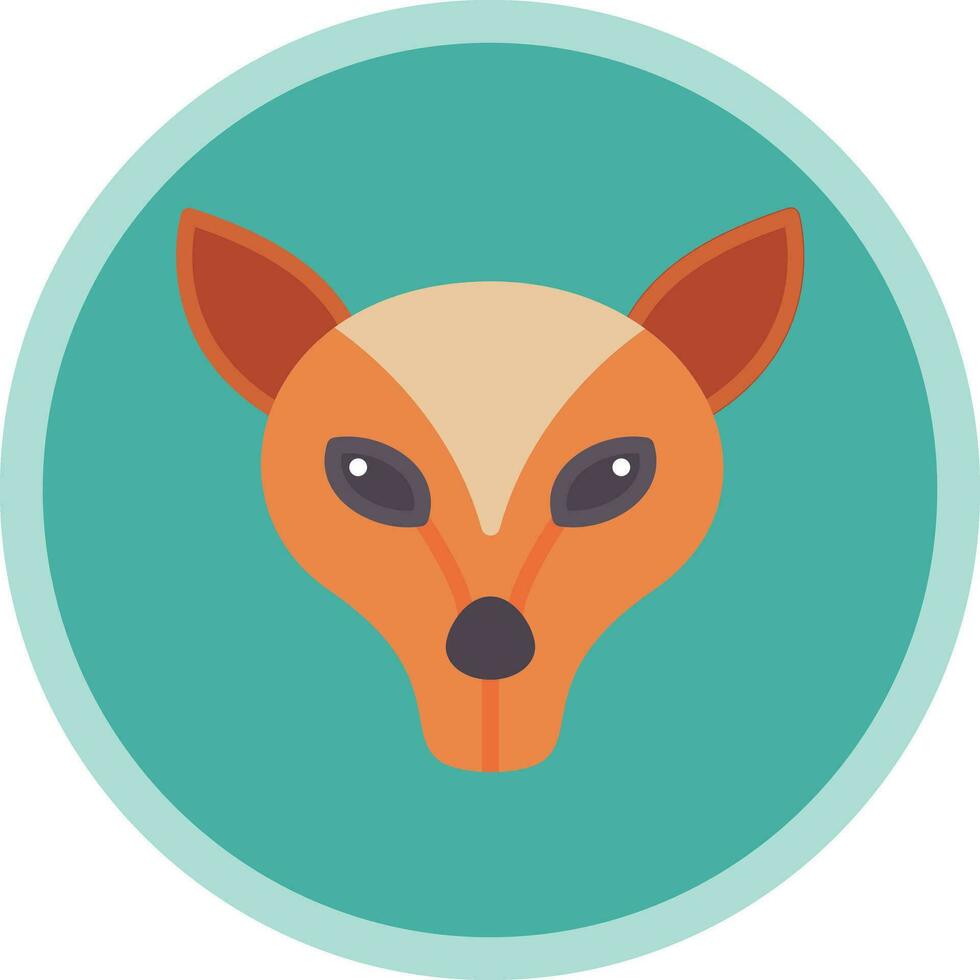 Arctic fox Vector Icon Design