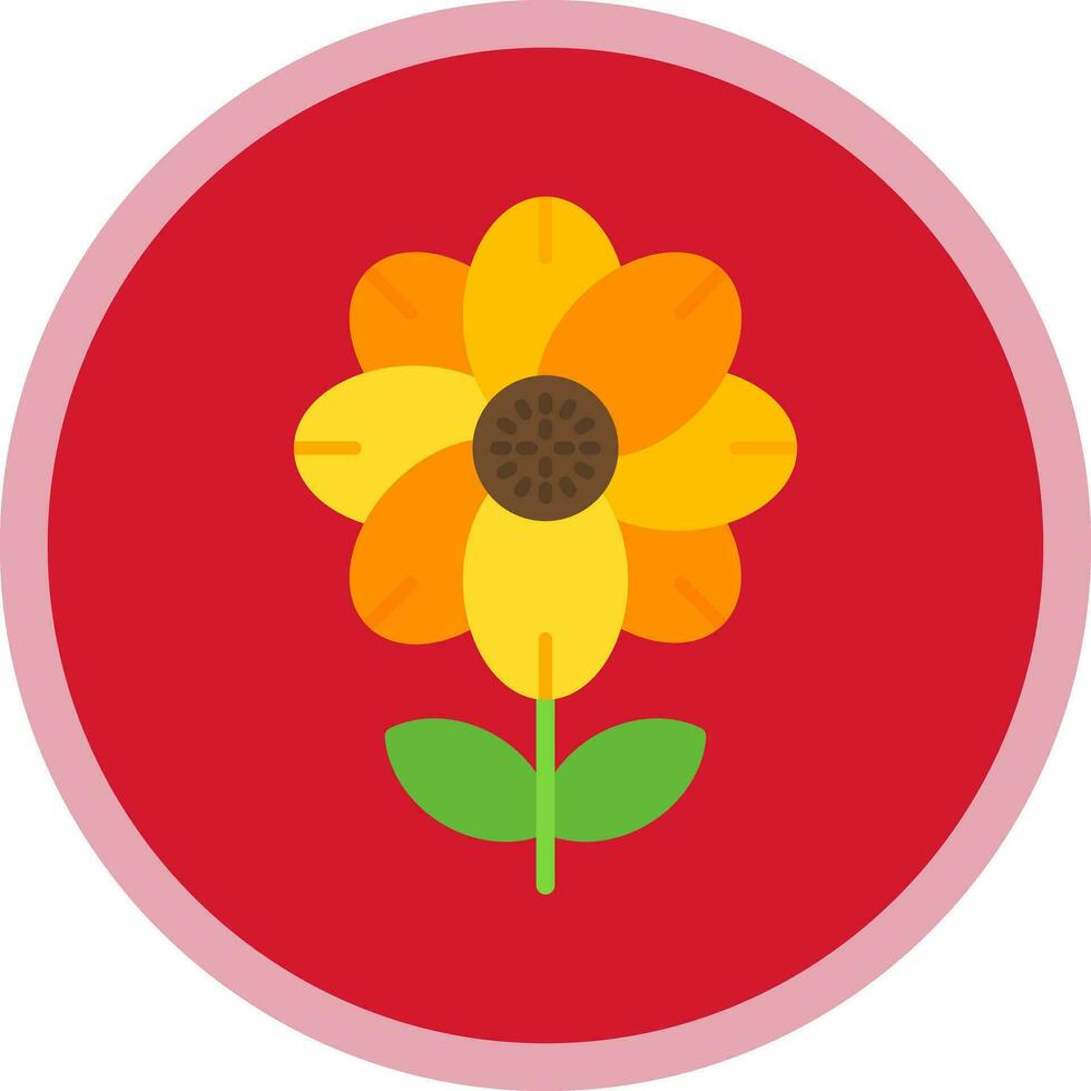 Arctic poppy Vector Icon Design