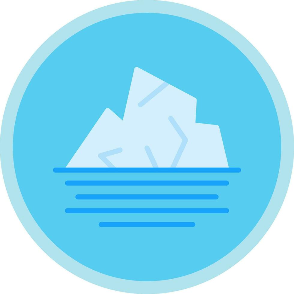 Iceberg arch Vector Icon Design