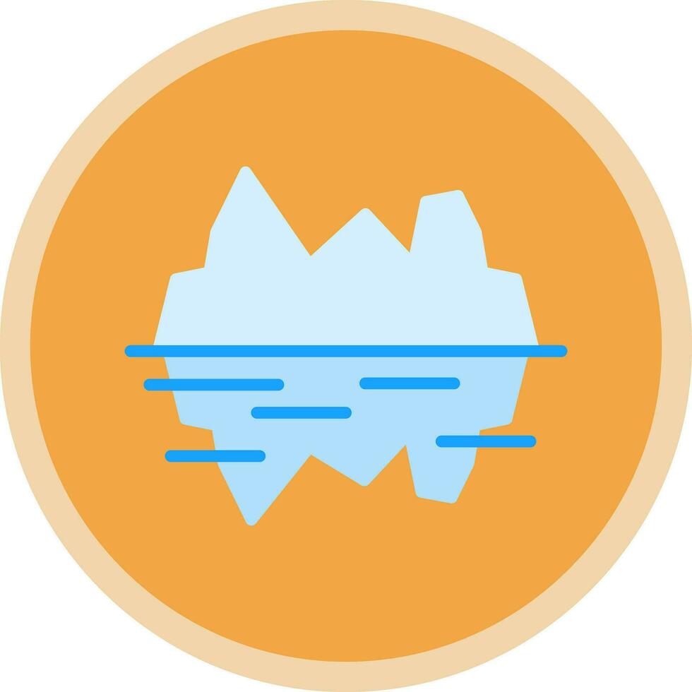 Glacier bay Vector Icon Design
