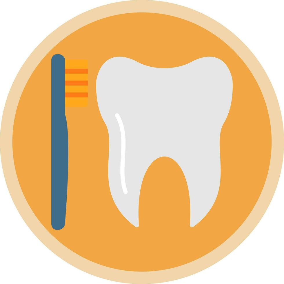 Tooth Brush Vector Icon Design