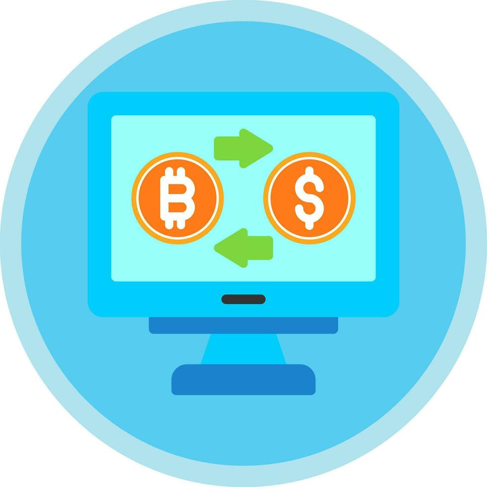 Cryptocurrency Vector Icon Design